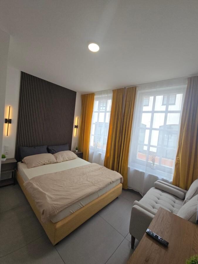 Doppelzimmer im Gap City Hotel Verden mit Blick in den Innenhof